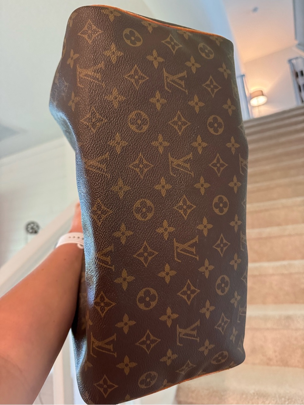 Vintage Louis Vuitton Brown Monogram Speedy 30 - Picture 8 of 16